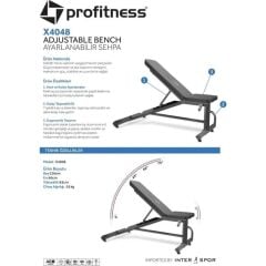 PROFITNESS X4048 Ayarlanabilir Sehpa