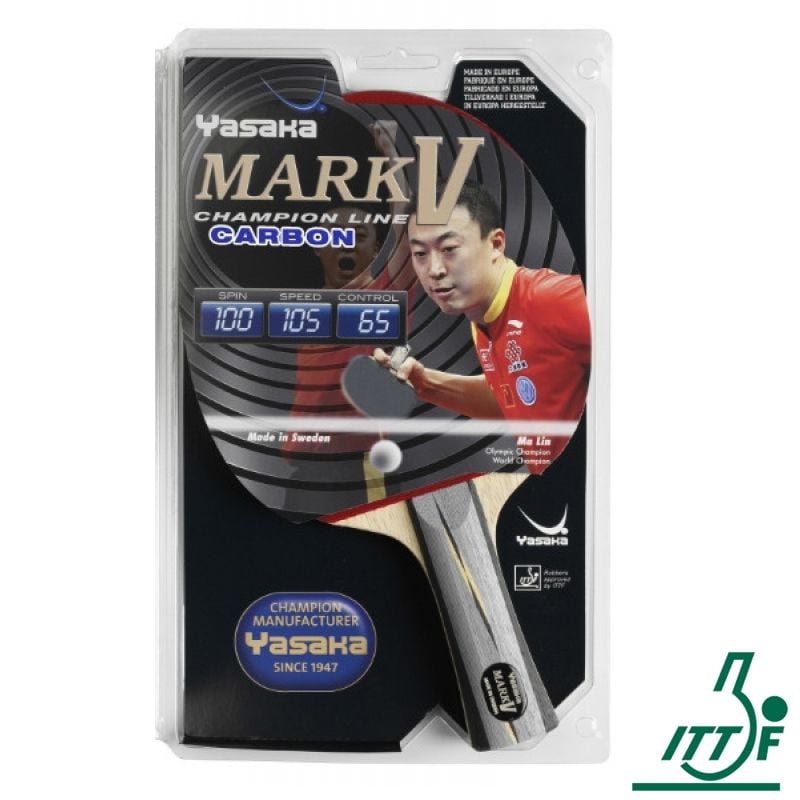 Yasaka Mark V Carbon Masa Tenisi Raketi ITTF Onaylı