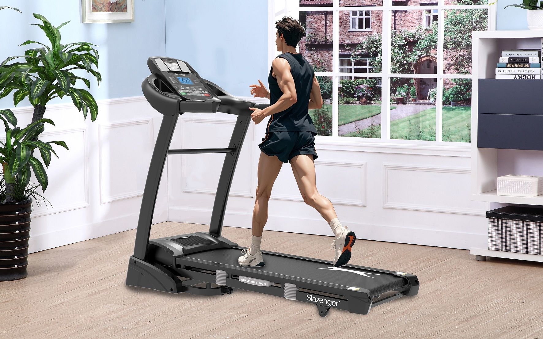 Slazenger Gaiado 2,85 HP Motorlu, Otomatik Eğimli Koşu Bandı