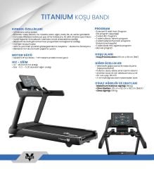 Valeo Titanium Koşu Bandı 5AC Profesyonel