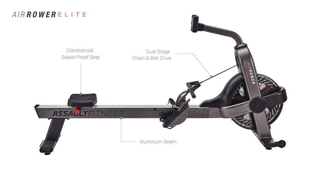 Assault Rower Elite Kürek AS-ARWE Profesyonel